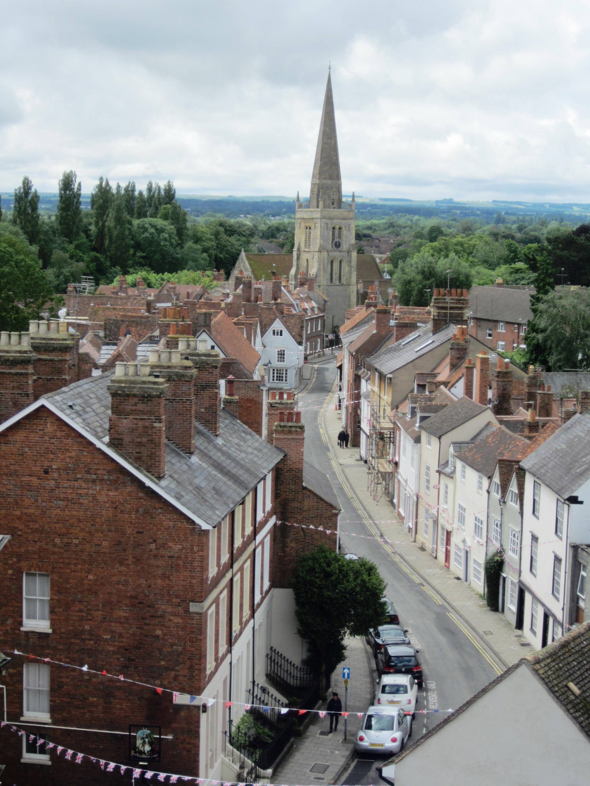 East St Helen Street in 2012 from The County Hall roof