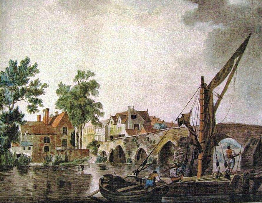 The Bridge in 1791, by Eliza Sykes.