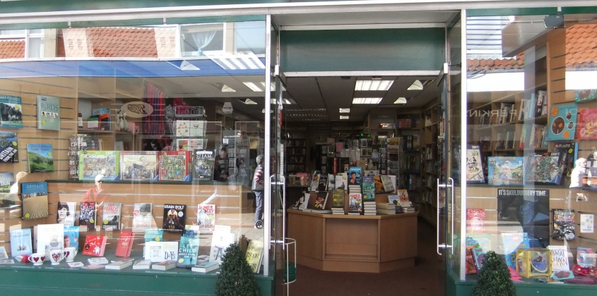 The front of The Bookstore in Bury Street