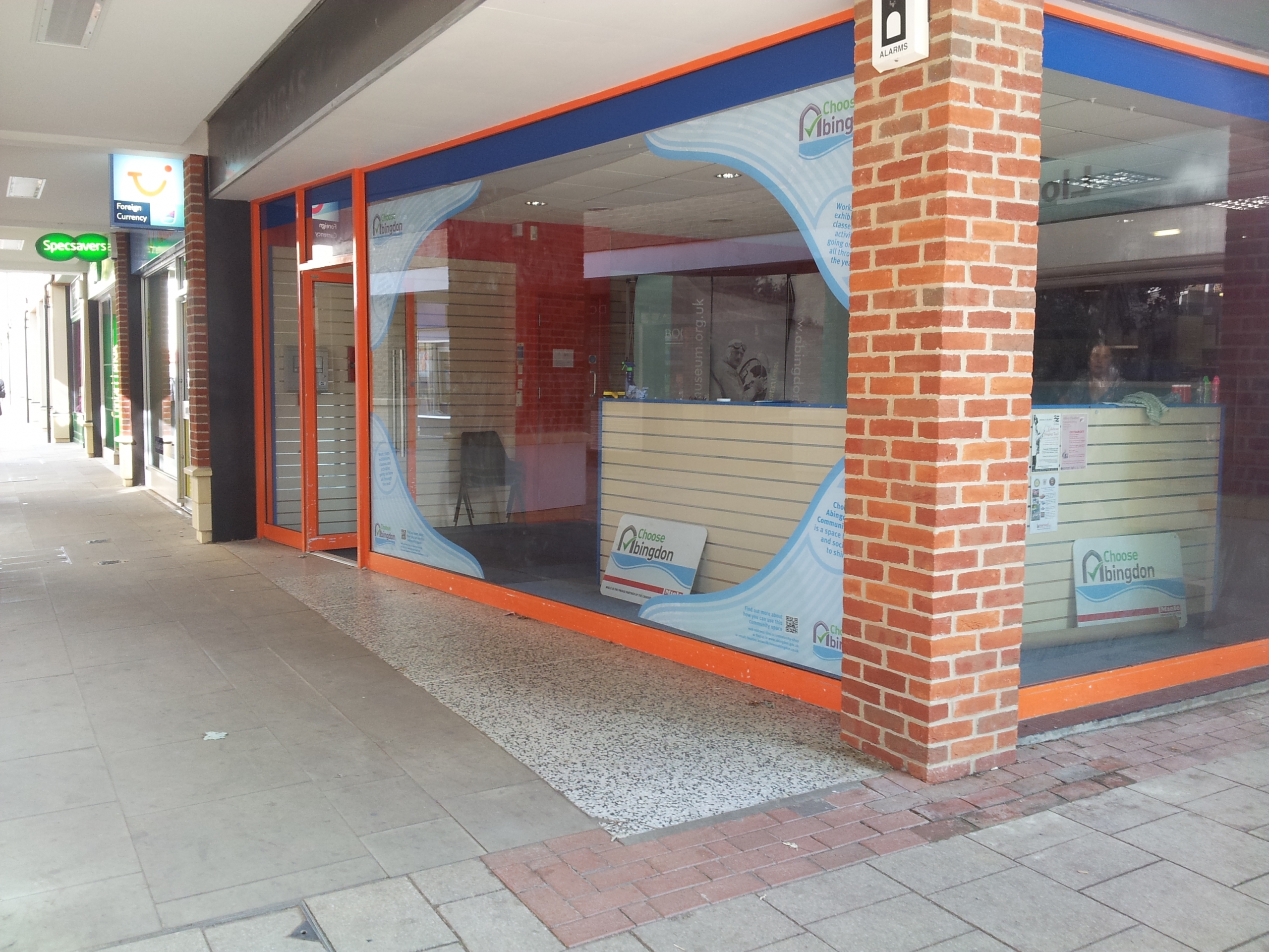 Abingdon's Community Shop is located in Bury Street
