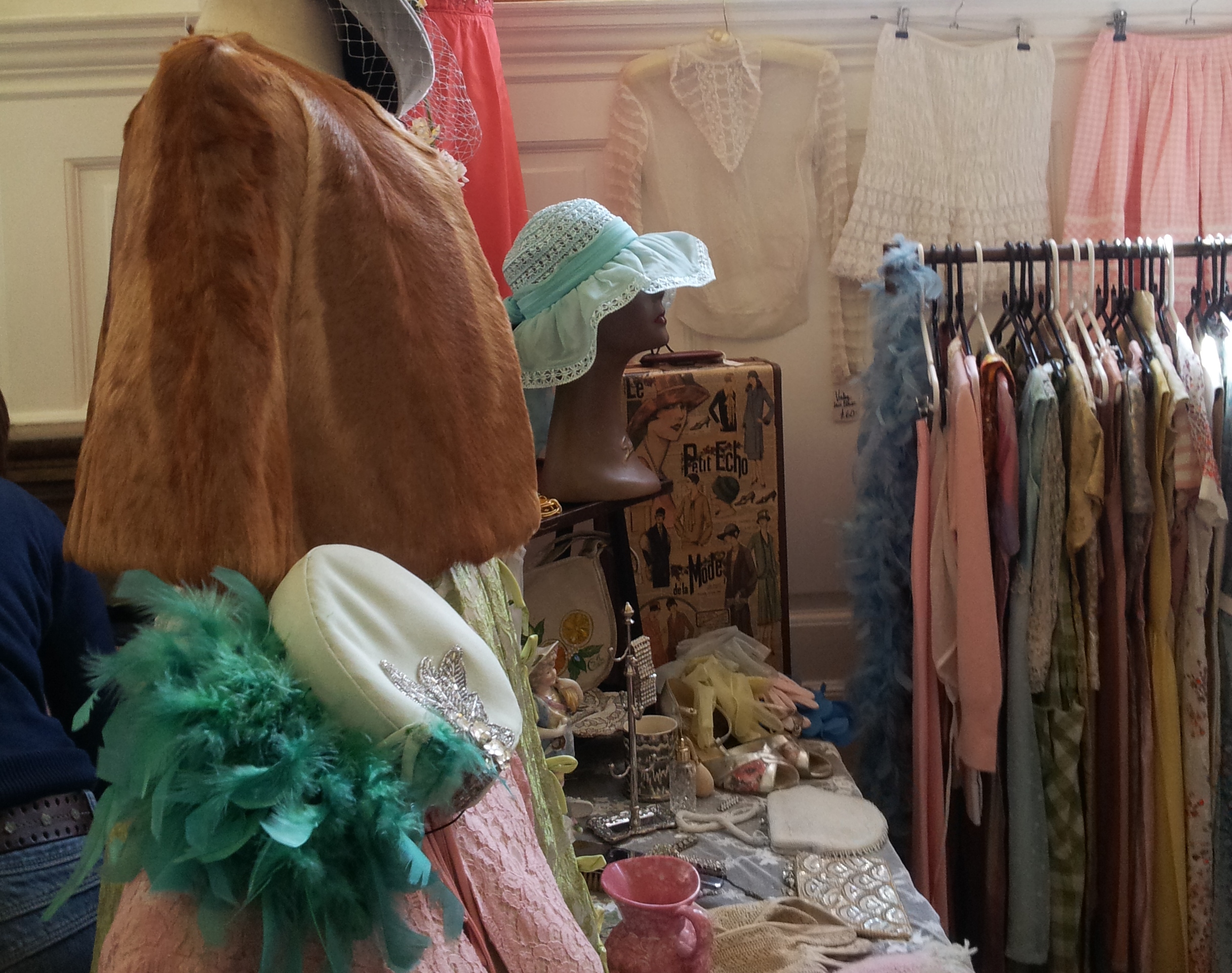 Two rooms full of vintage stalls at the Guildhall