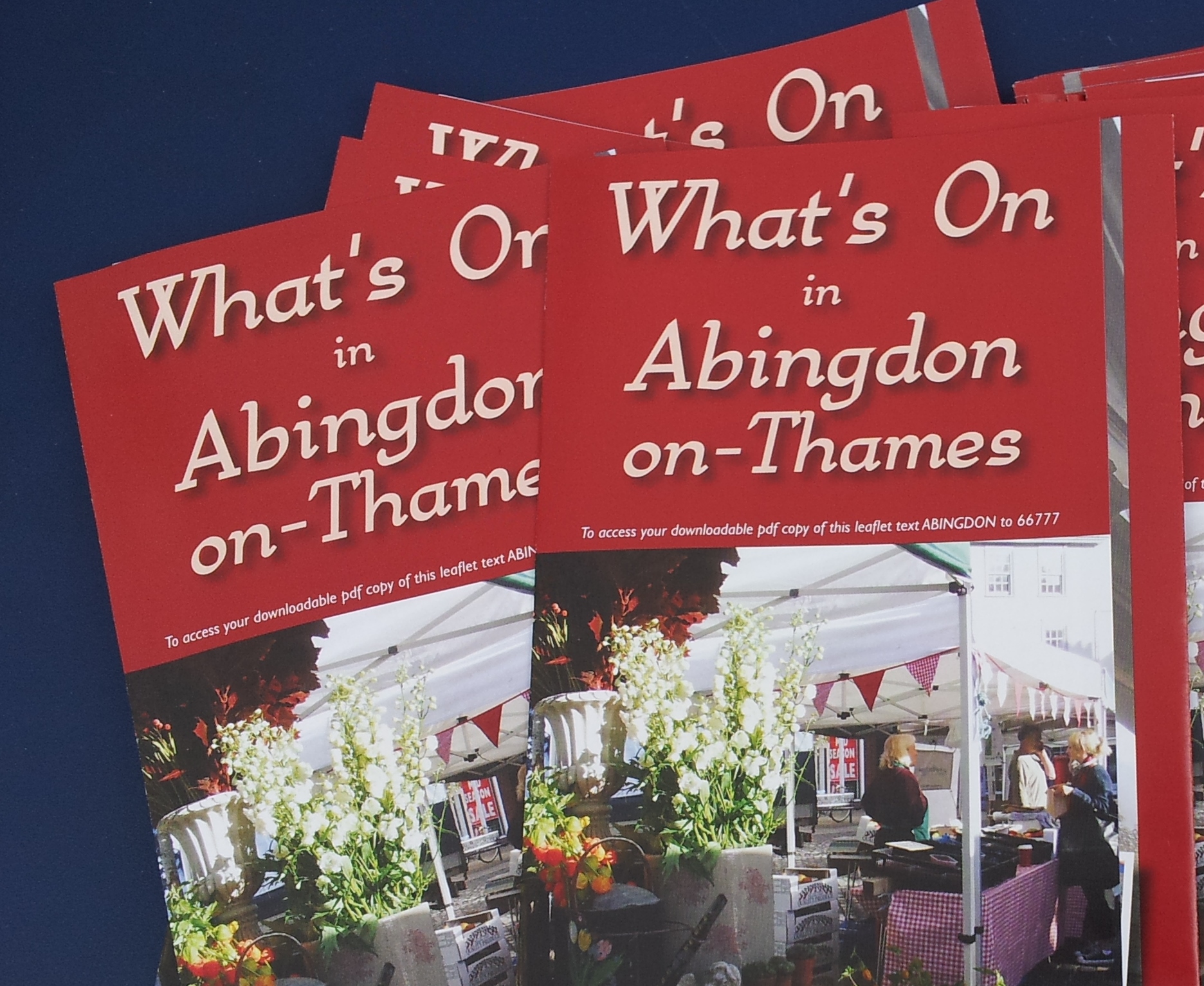 What's On leaflets are just one of the Choose Abingdon projects