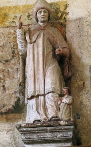 St Edmund with infant (Chaource, France)