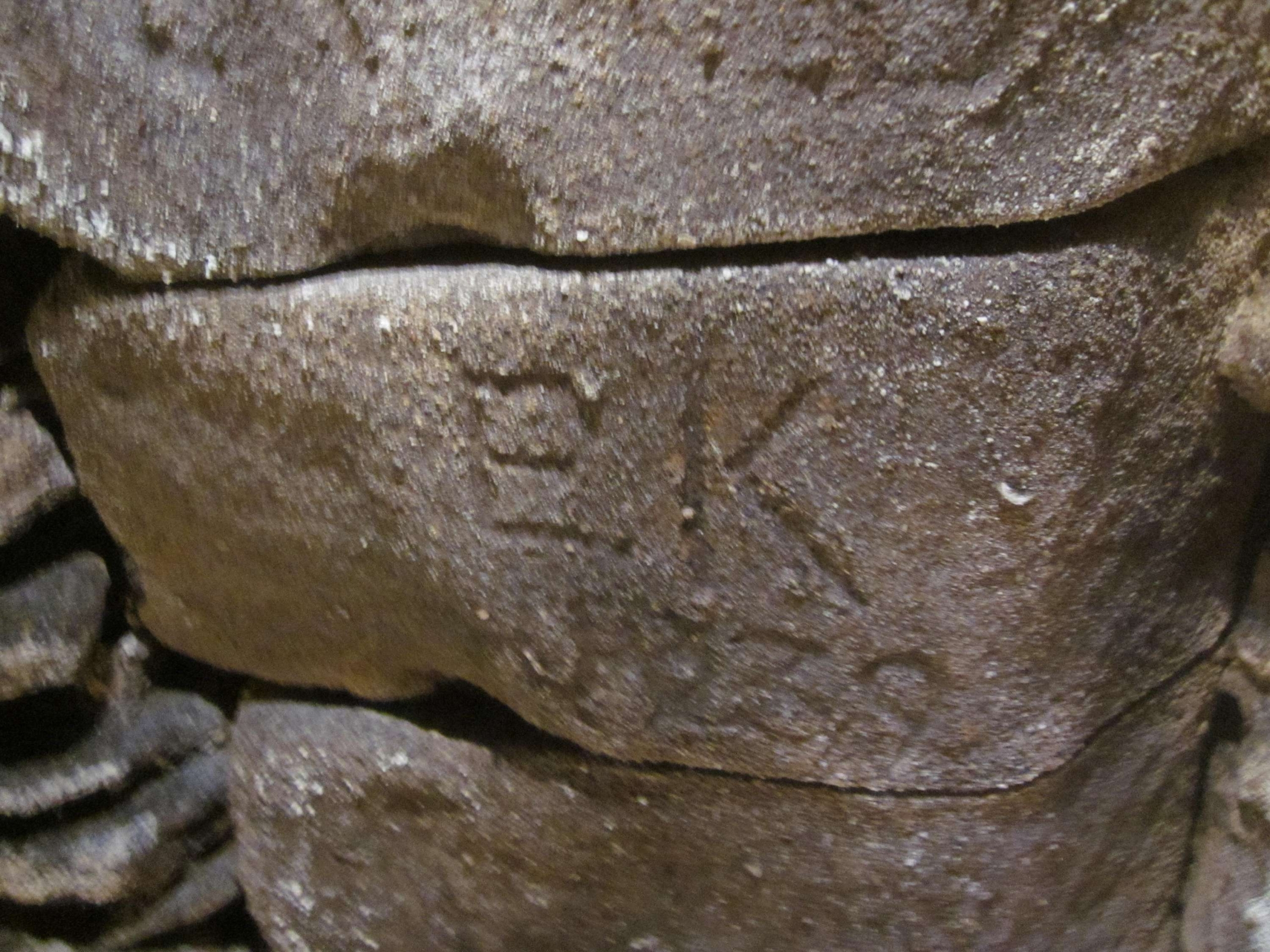 Figure 10 EK 1839 inscribed stone (© D Clark)