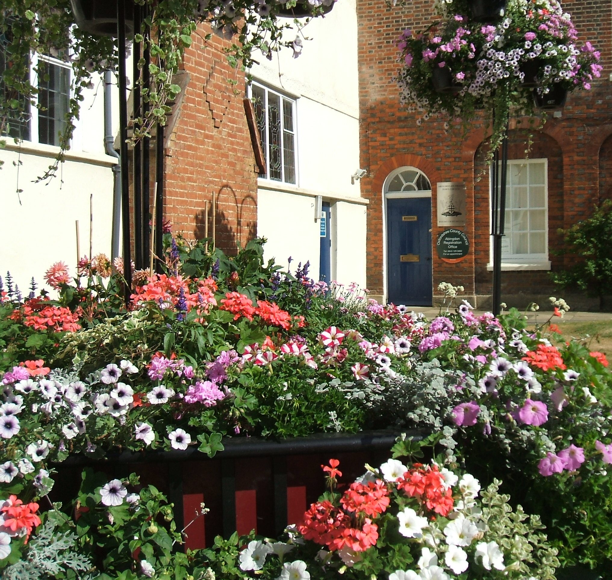 The entrance to the Town Council Offices in Roysse Court