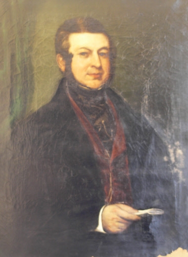 J T Norris - portrait in the Guildhall