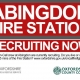 Abingdon Fire Station recruiting now