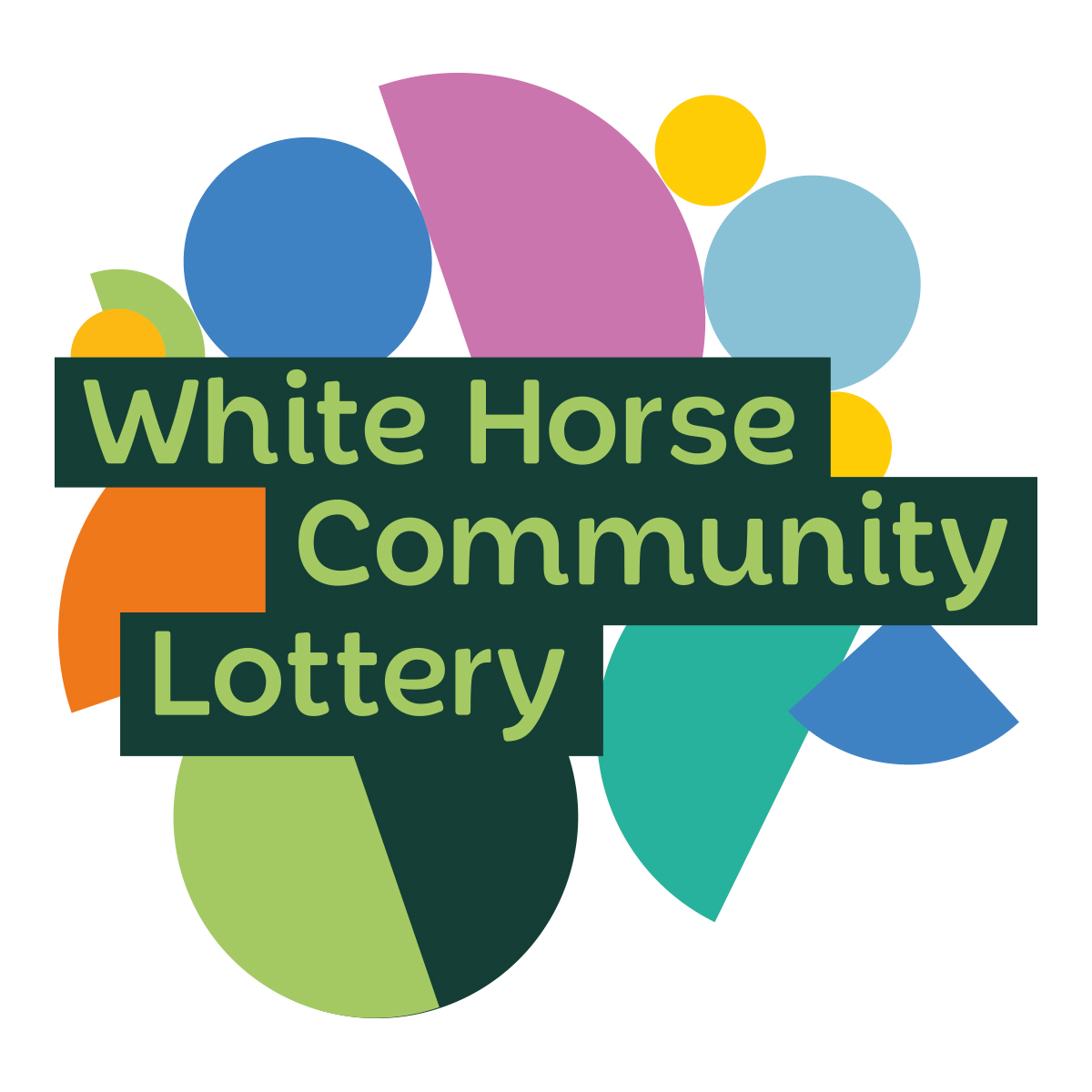white horse community lottery logo