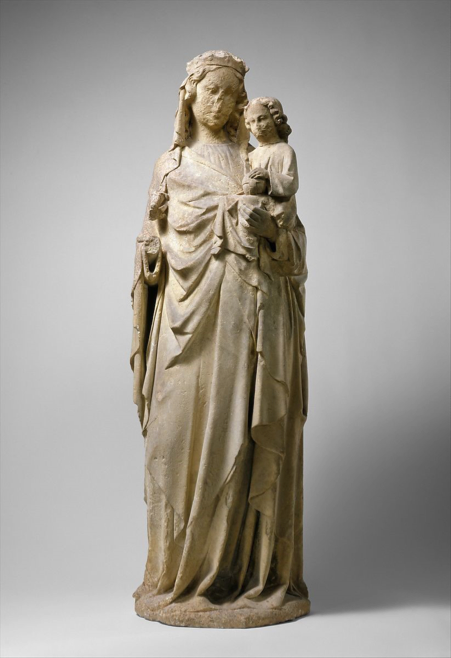 Virgin and Child, attributed to Alexander of Abingdon, in the Metropolitan Museum of New York. (Image in the public domain)